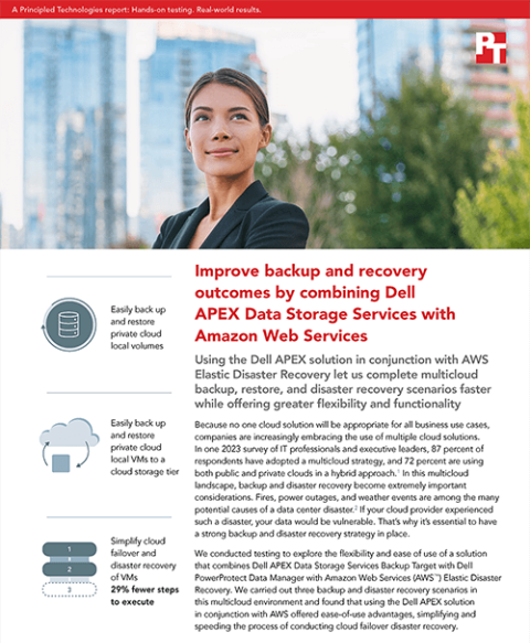 New Principled Technologies Report Reveals How a Solution Combining Dell APEX Data Storage Services