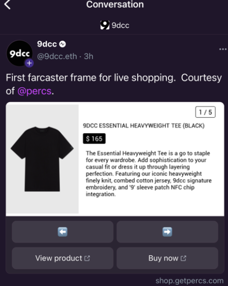 PERCS Turns Likes Into Sales: Shopify Stores Unlock Viral Growth with Shoppable Posts on Farcaster