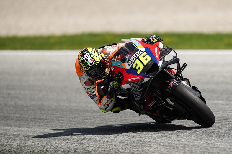 Repsol Honda Team rider Joan Mir at the AustrianGP