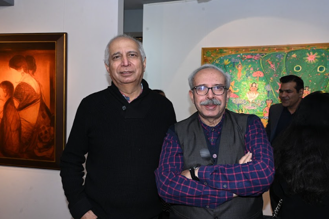 Art Magnum Successfully Hosts ‘Mythical Voyage’: An Engaging Dialogue with Vrindavan Solanki & K. Muralidharan
